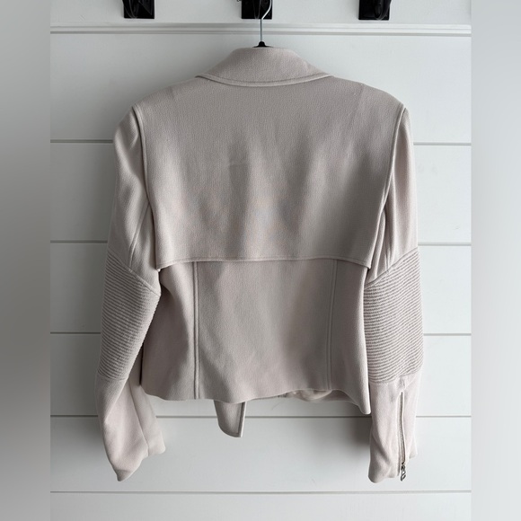 Aritzia Wilfred Soft Gray Moto Style Jacket, Size 10 - Picture 2 of 6
